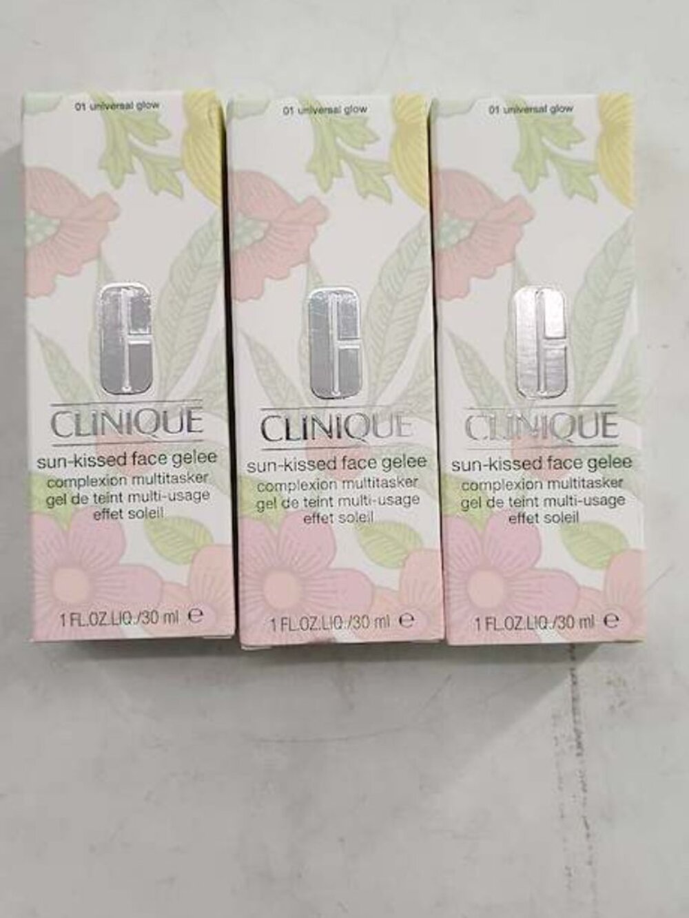 Clinique Sun-Kissed Face Gelee ComplextionMultitasker 1floz 3pk PA#842,843